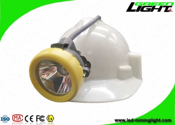 Rechargeable Mining Hard Hat Led Lights , Miners Cap Lamp Support USB Charger