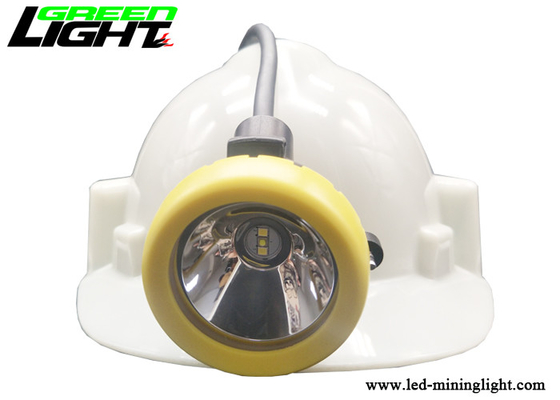 PC Material Miners Cap Lamp 1.65m Cable Length Super Waterproof 6.6Ah Battery