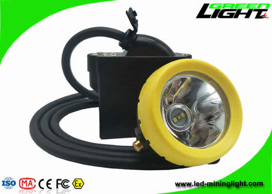 1.65m Cable Length Cordless Cap Lamp Mining Over 18 Hours Continous Discharge Time