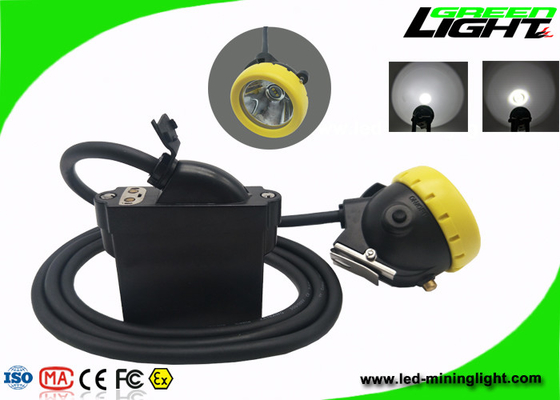 1.65m Cable Length Cordless Cap Lamp Mining Over 18 Hours Continous Discharge Time