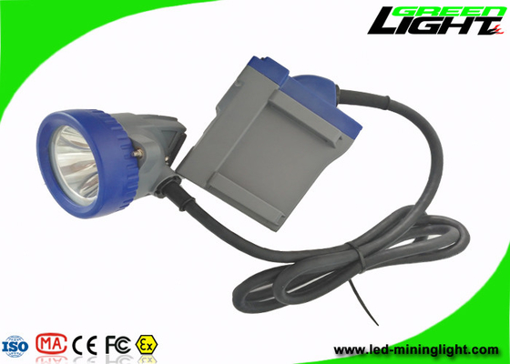 Explosion Proof LED Mining Cap Lamp With 6.6Ah Rechargeable Li - Ion Battery