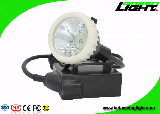 IP67 Miners Helmet Light 10000lux Rechargeable 6.6 Ah For Mineral Industry