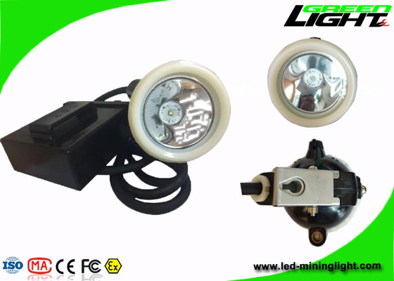 IP67 Miners Helmet Light 10000lux Rechargeable 6.6 Ah For Mineral Industry