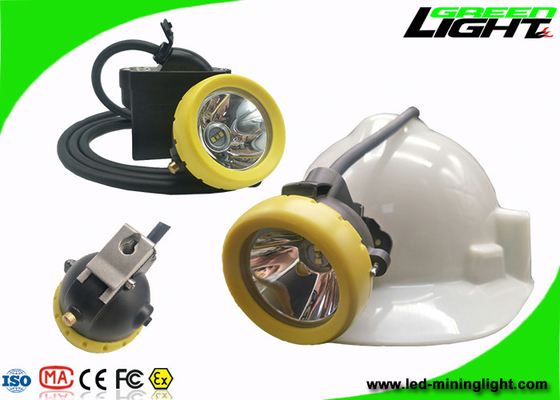 1000 Battery Cycles High Power Led Headlamp , 7.8Ah Cordless Cap Lamp With USB Charger