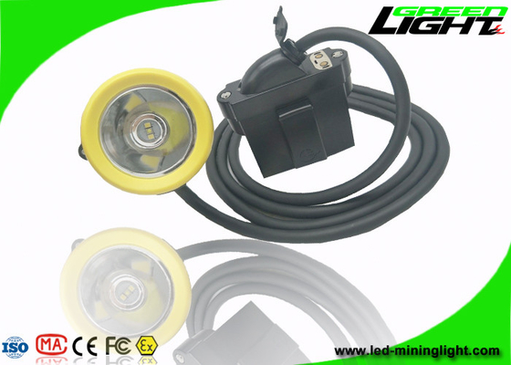 1000 Battery Cycles High Power Led Headlamp , 7.8Ah Cordless Cap Lamp With USB Charger