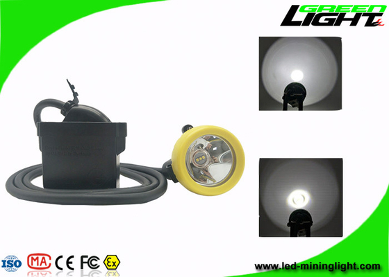 1000 Battery Cycles High Power Led Headlamp , 7.8Ah Cordless Cap Lamp With USB Charger