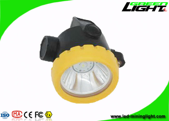Portable Cordless Mining Cap Light , 4000lux Miners Helmet Light All In One Structure