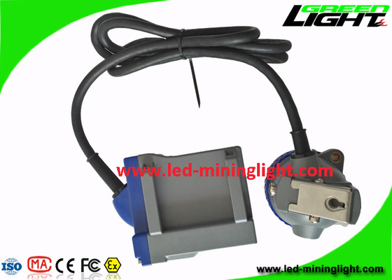 IP68 Waterproof Led Miners Cap Lamp 1.67 Watt 6.6Ah Rechargeable Li - Ion Battery