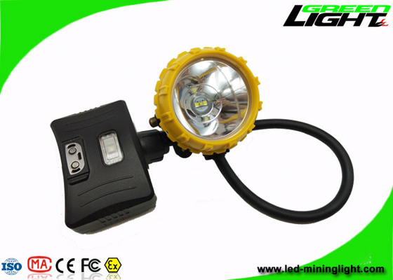 Anti Explosive Mining Cap Lights 15000 Lux IP68 With 6.8Ah Panasonic Battery