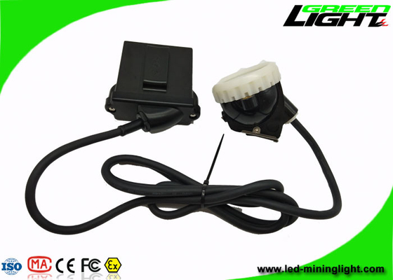 Rechargeable Coal Miner Hard Hat Light 10000lux High Beam 22hrs IP67 Waterproof