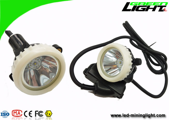 Rechargeable Coal Miner Hard Hat Light 10000lux High Beam 22hrs IP67 Waterproof