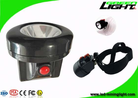 IP67 450mA 10000 Lux Lminers Cap Lamp 2.8Ah Battery Plug - In Charging Way