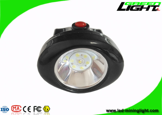 IP67 450mA 10000 Lux Lminers Cap Lamp 2.8Ah Battery Plug - In Charging Way