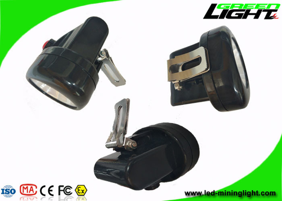 Anti Explosive Miners Cap Lamps Cordless , Hard Hat Led Lights Long Life Span
