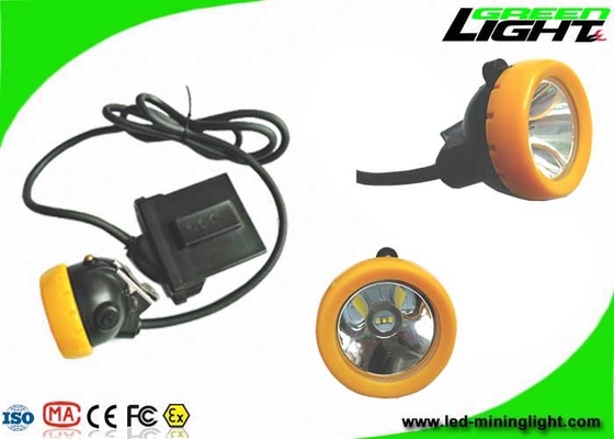 Helmet Lamp LED Mining Light 6.6Ah Li - Ion Battery With 1000 Battery Cycles