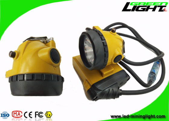 25000lux Coal Mining Cap Lights IP68 Waterproof 10.4Ah SAMSUNG Battery Long Life Time
