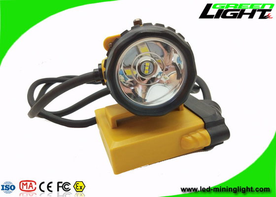 25000lux Coal Mining Cap Lights IP68 Waterproof 10.4Ah SAMSUNG Battery Long Life Time