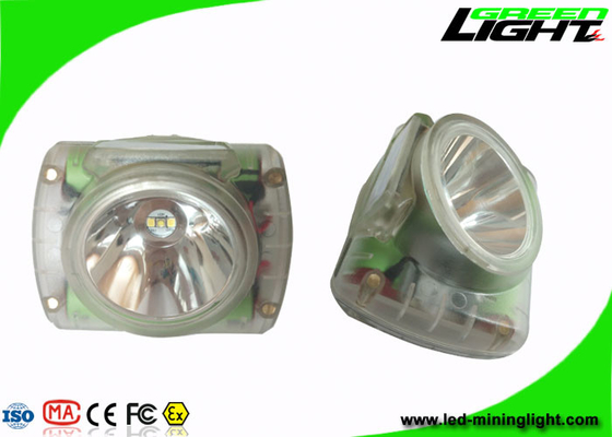 Rechargrable 6.8Ah Miners Cap Lamps Cordless Portable With Three Level Light