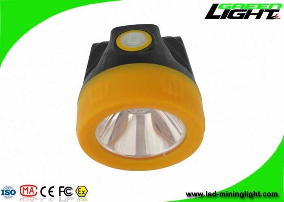 Light Weight LED Rechargeable Miners Cap Lamp 10000lux Brightness 1 Year Warranty