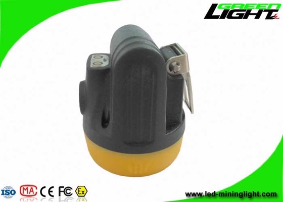 Light Weight LED Rechargeable Miners Cap Lamp 10000lux Brightness 1 Year Warranty