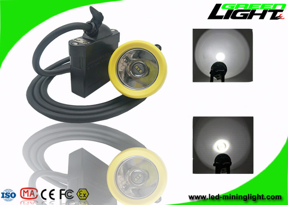 Underground LED Mining Light Anti Explosive 10000 Lux Brightness Silicon Button Cap