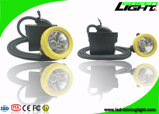 Green Color LED Mining Light 6.6Ah Li - Ion Battery With Charging Indication Led
