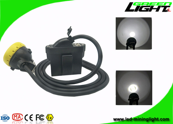 Green Color LED Mining Light 6.6Ah Li - Ion Battery With Charging Indication Led