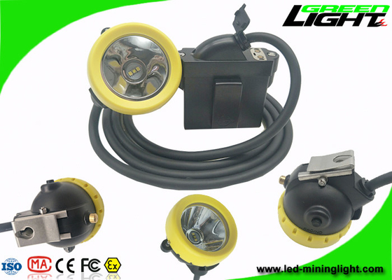 7.8Ah Li - Ion Battery Mining Cap Lights USB Charger 10000lux Brightness Hard Hat Lamp