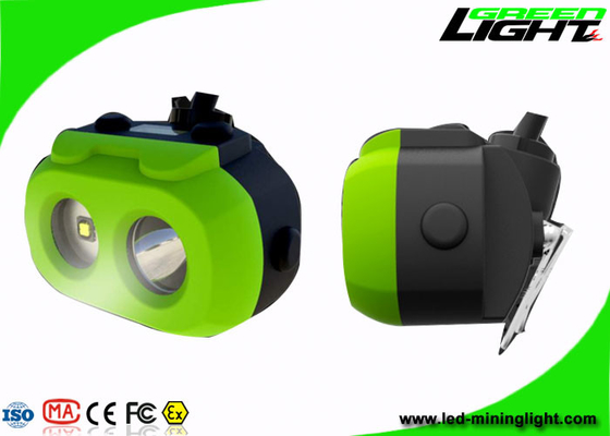 Antistatic LED Mining Cap Lamp 15000lux Brightness With Tracking Technology