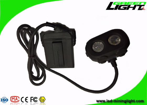 Antistatic LED Mining Cap Lamp 15000lux Brightness With Tracking Technology