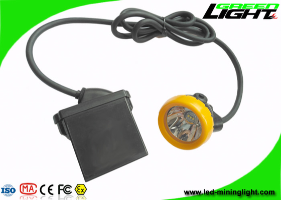 Impact Resistant Coal Miner Hard Hat Light 10000lux With Low Power Warning Function