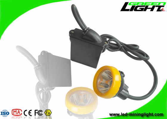 Impact Resistant Coal Miner Hard Hat Light 10000lux With Low Power Warning Function