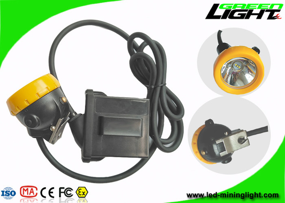 Impact Resistant Coal Miner Hard Hat Light 10000lux With Low Power Warning Function