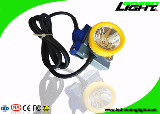 Underground Rechargeable Miners Headlamp IP68 15000lux 6.6Ah Lithium Ion Battery