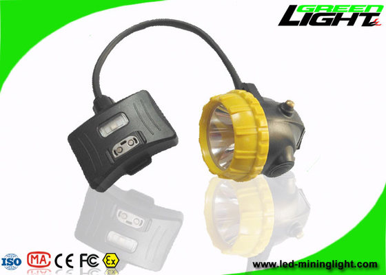 6.8Ah Battery Mining Cap Lights Semi Corded 15000lux With Aluminum Lighting Cup