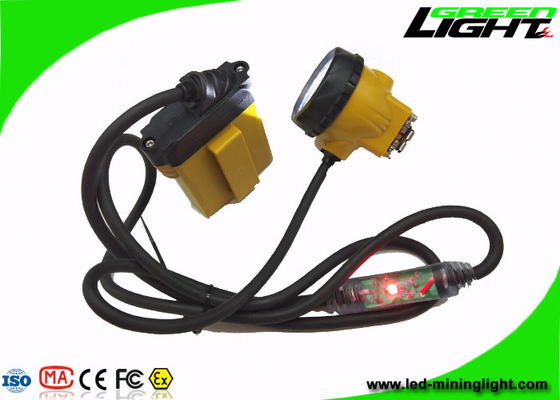 3.7V 10.4Ah LED Mining Headlight 25000lux High Beam With Four Lighting Modes