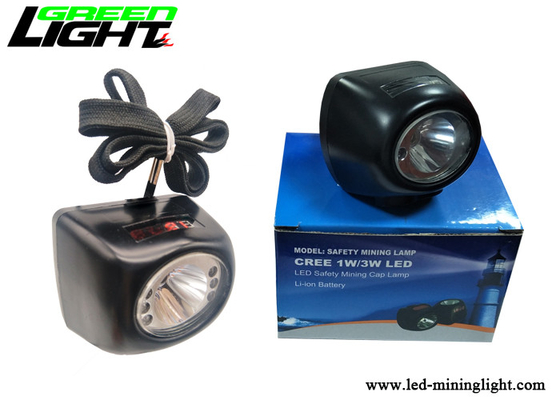 Anti Explosive Miners Cap Lamp , Waterproof 8000lux Miners Lights For Hard Hats