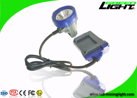 IP68 Coal Miner Hard Hat Light 10000lux 6.6Ah Li - Ion Battery Anti Explosive