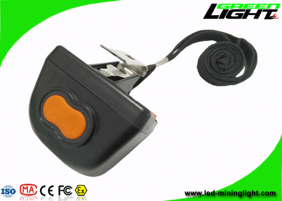Black Color Mining Cap Lights 8000lux High Brightness Headlamp With Digital Screen
