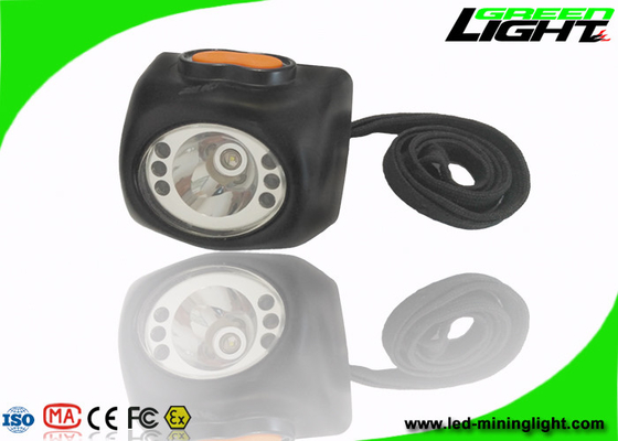 Black Color Mining Cap Lights 8000lux High Brightness Headlamp With Digital Screen