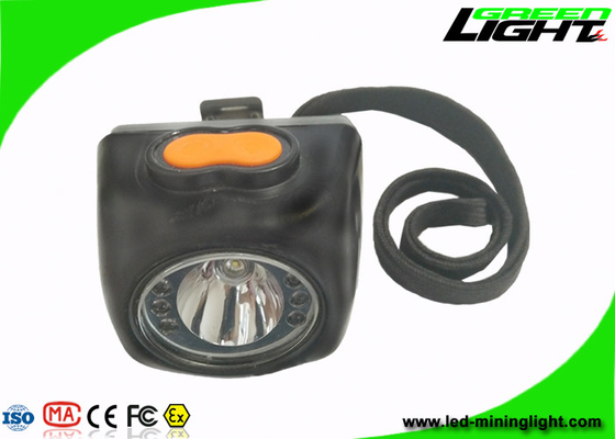 Digital Screen Underground LED Mining Headlamp 8000lux IP68 With Safety Rope