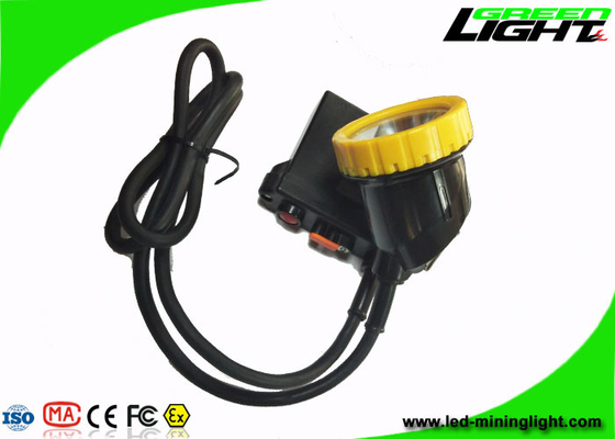 50000lux Brightness LED Coal Mining Cap Lamp IP68 Waterproof 11.2Ah For Hunting