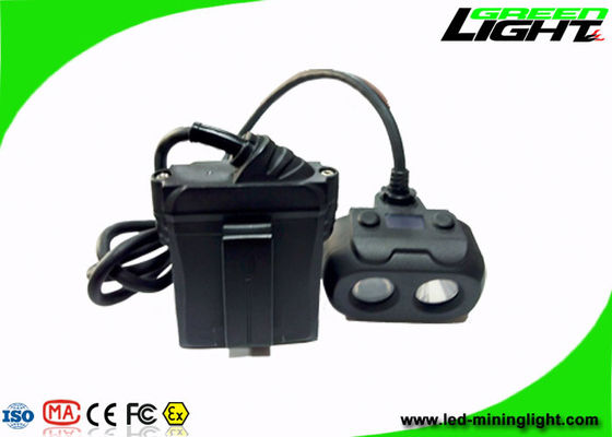 Super Light 150000lux Mining Cap Lights Dual Beam Coal Miner Hard Hat OLED Screen