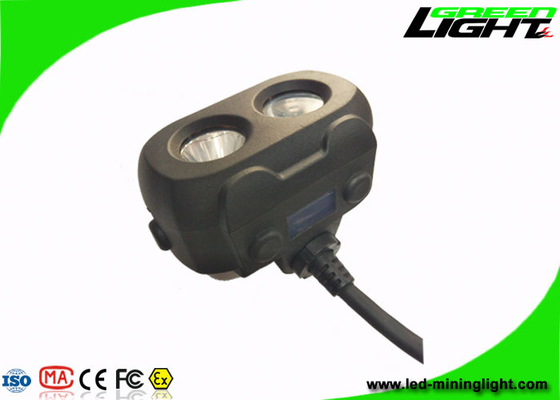 Super Light 150000lux Mining Cap Lights Dual Beam Coal Miner Hard Hat OLED Screen