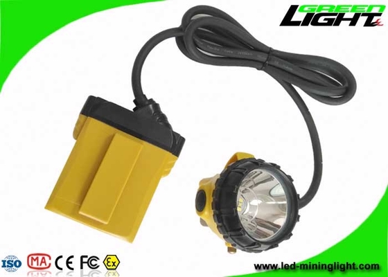 10.4Ah Samsung Battery Coal Mining Lights 25000lux Brightness With SOS Low Power Warning Function