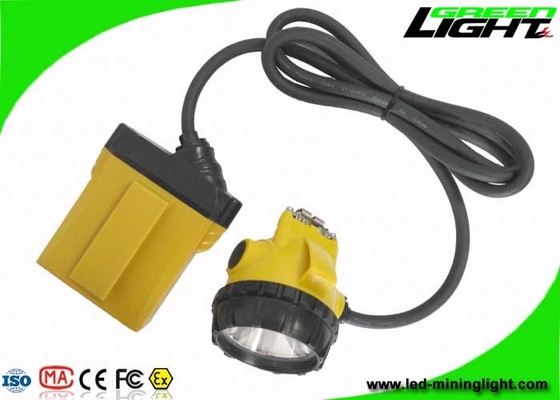 3W Cree LED Mining Hard Hat Lights 25000Lux Four Lighting Levels With Low Power Warning