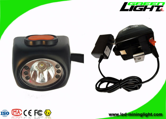 Digital Screen Portable Cordless Mining Cap Lamps IP68 8000lux High Brightness