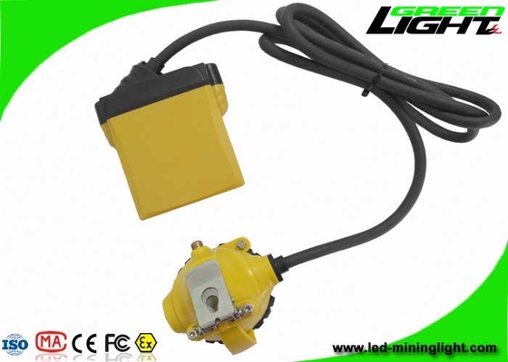 High Beam Corded LED Mining Light 10.4Ah Samsung Battery 25000Lux IP68 Waterproof
