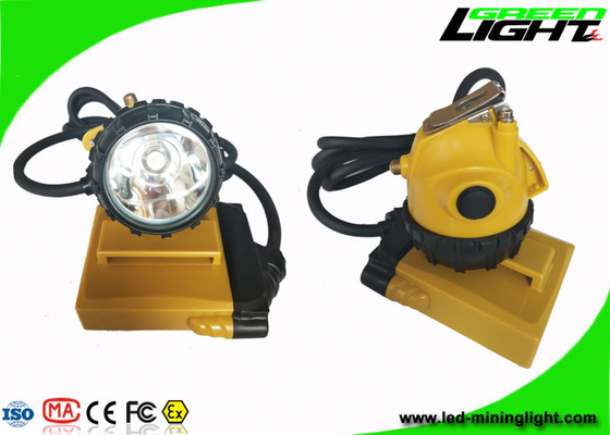 GL12-A 25000lux Mining Hard Hat Headlamp IP68 Waterproof 10.4Ah Low Power Warning