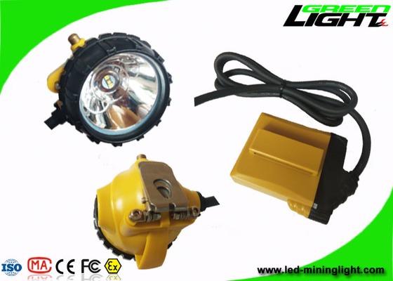 Coal Mining Cap Lights Hard Hat 10.4AH IP68 25000lux High Beam With 2A Charger